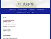 Tablet Screenshot of hpmtechservices.com